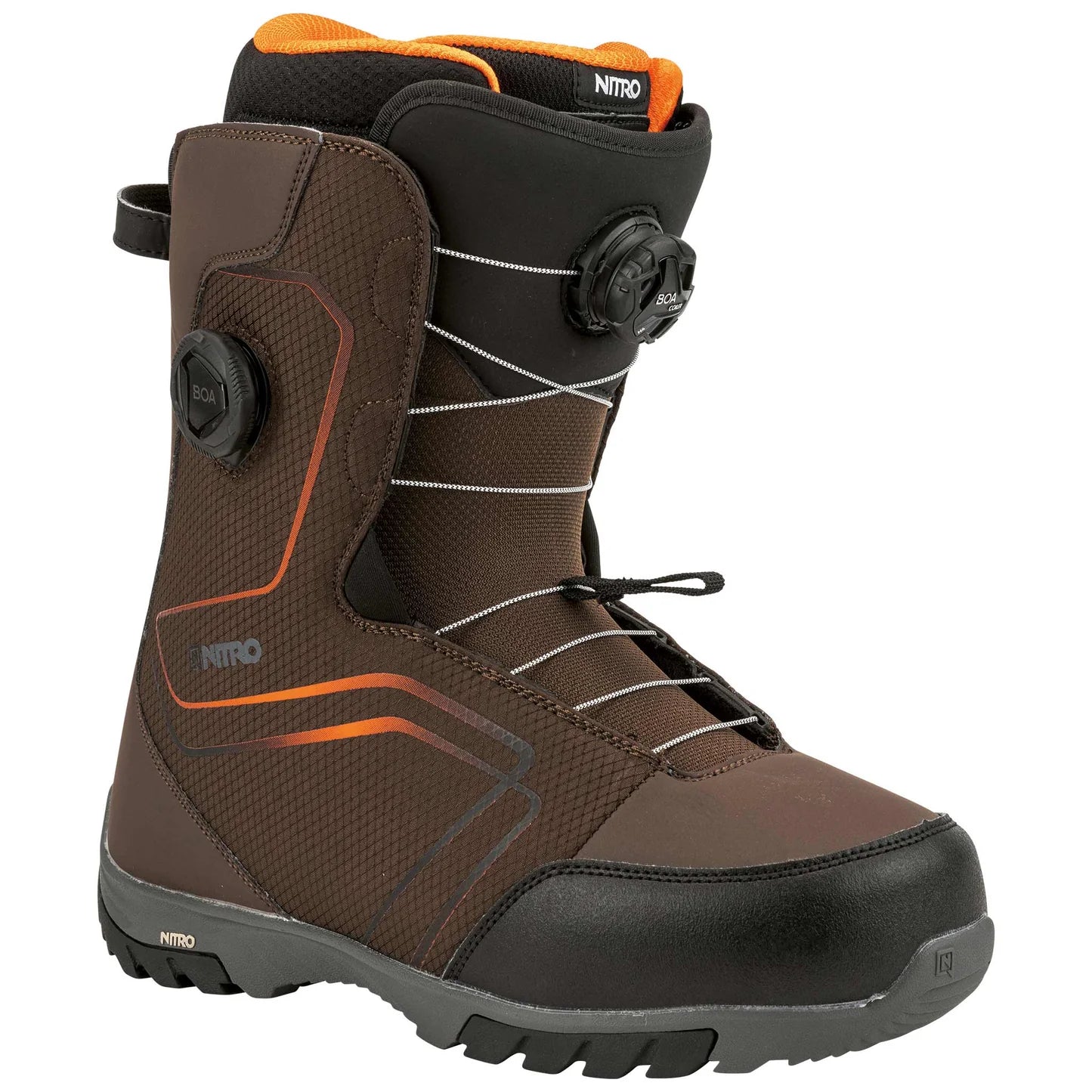 men's nitro snowboard boots Nitro Sentinel Boa Snowboard Boots 2025 Brown / 28