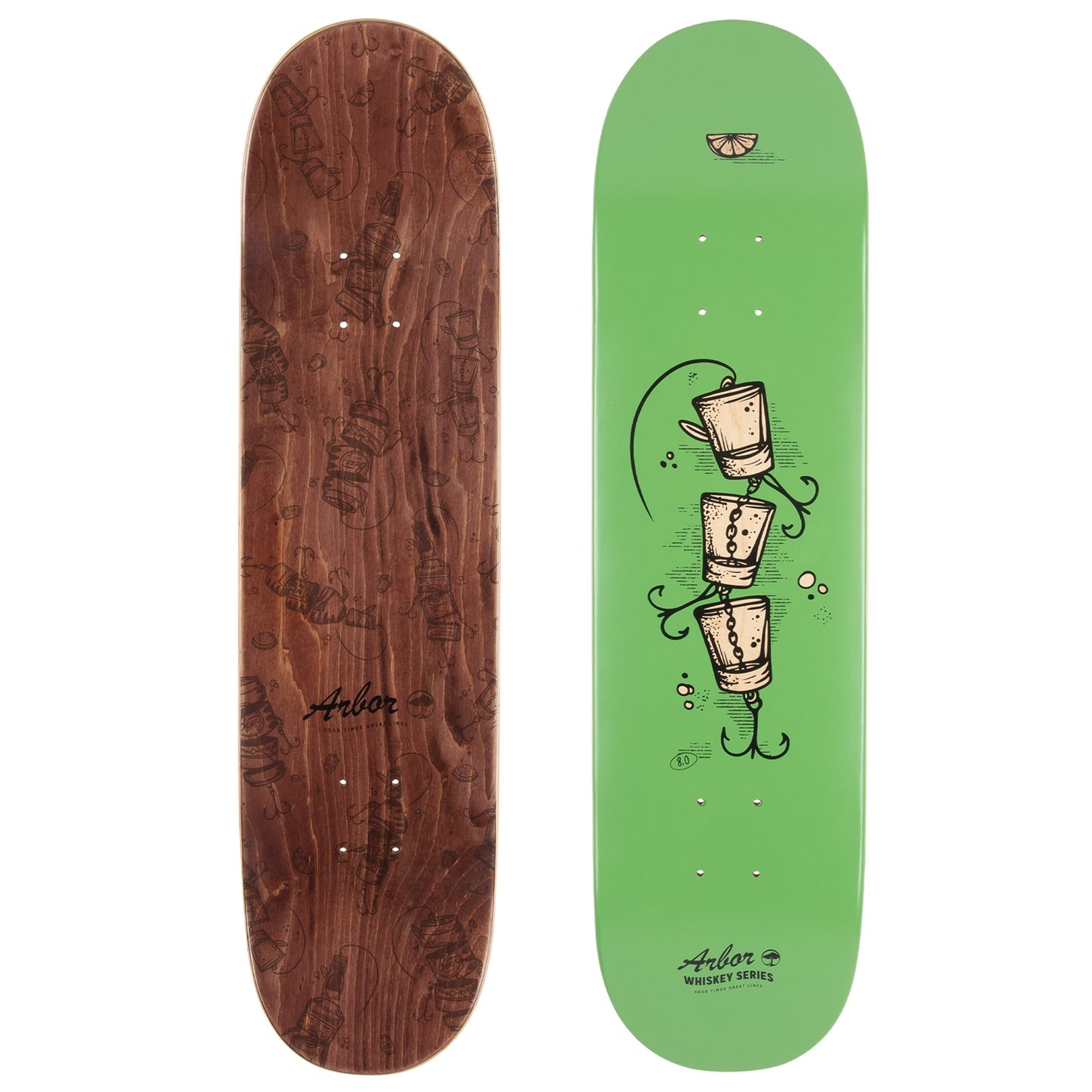 Arbor Whiskey 8.0 Upcycle Deck