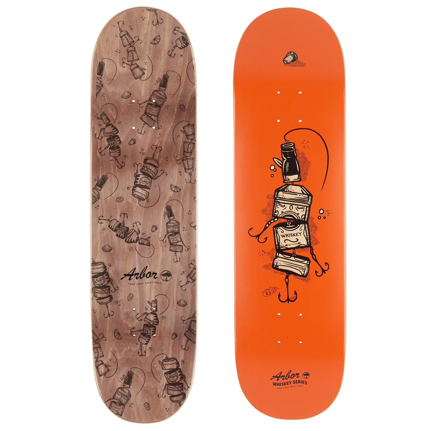 Arbor Whiskey 8.5 Upcycle Deck