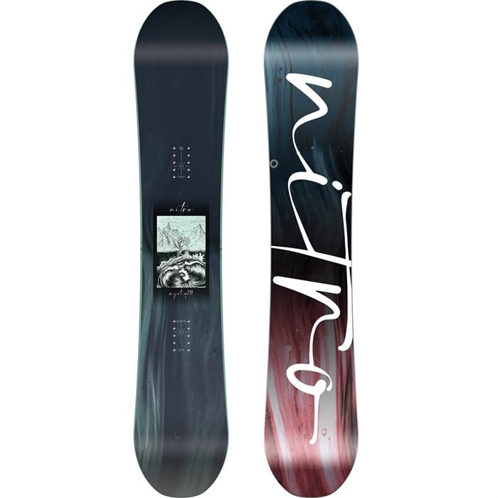nitro mystique snowboard women's Nitro Women's Mystique Snowboard 2024 146