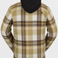 VOLCOM MENS INSULATED RIDING FLANNEL - KHAKIEST